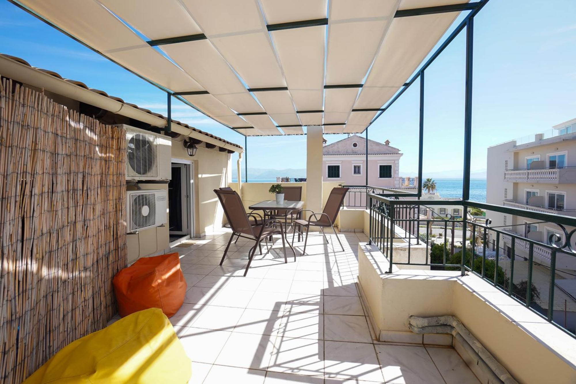 Anemomilos Sea View Penthouse Corfu  外观 照片